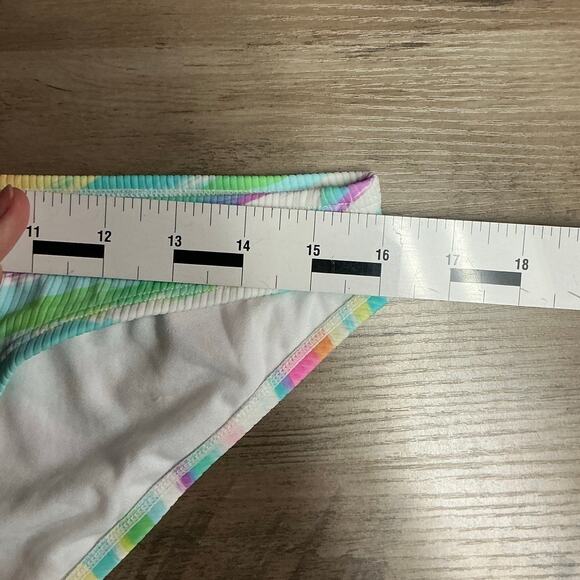 Xhilaration Women’s Multicolor Cheeky Bikini Bottom Size L - Picture 6 of 7